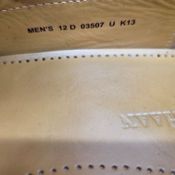 Cole Haan Men's Burgundy Leather Pinch Tassel Loafer Slip-On Shoe Size 12D 03507 - Picture 9 of 9